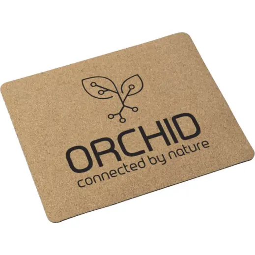 Okiyo Wumu Cork Mouse Pad Branded